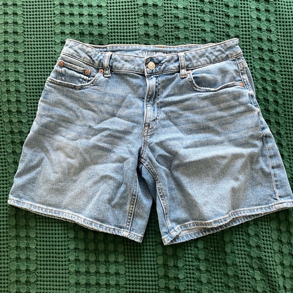 AE 8" Dreamy Drape Stretch Low-Rise Baggy Jort - Picture 2 of 6